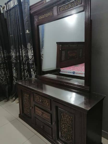 king size bed | 2 sides table| dressing table| foam is not included 5