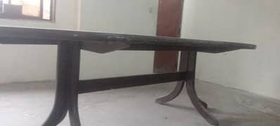 black kiker wood dining table
