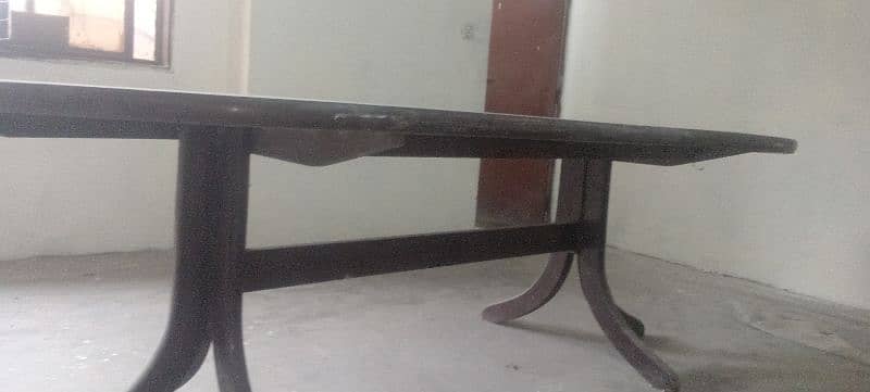 black kiker wood dining table 0
