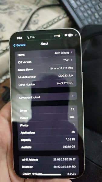 I phone 14   Pro Max 1TB 3