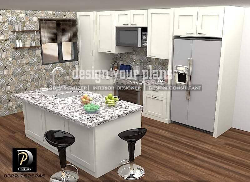 3d kitchen design/3d designer/3d elevation/3d interior/renovation 4