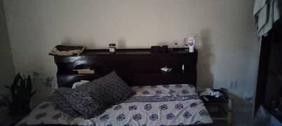 double bed and three tabl
