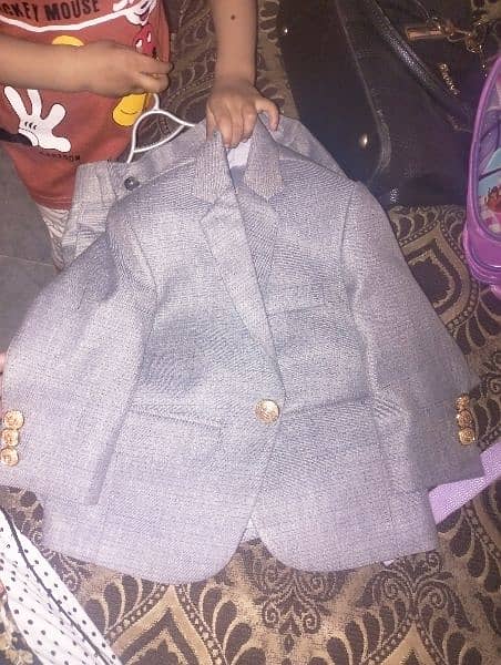 Boys suit for 2 years baby . 
only once wore 10/10 condition 2
