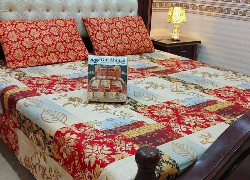 Double Bedsheets with pillow 1