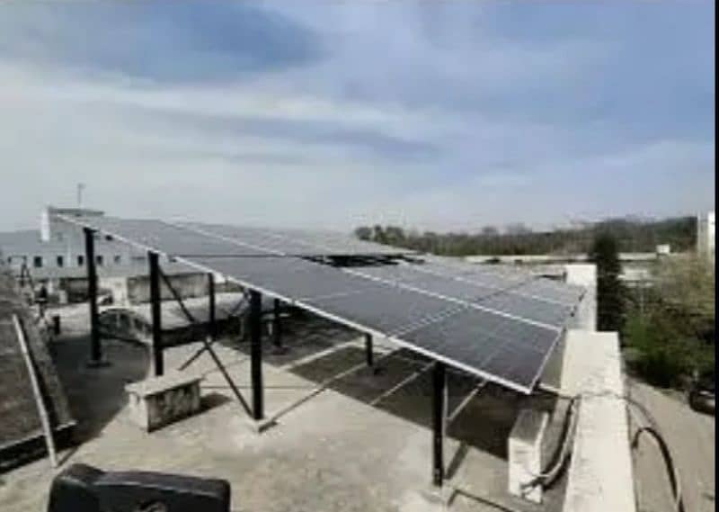 Elevated Solar Structure customized Guarder Work 14 rup watt 2