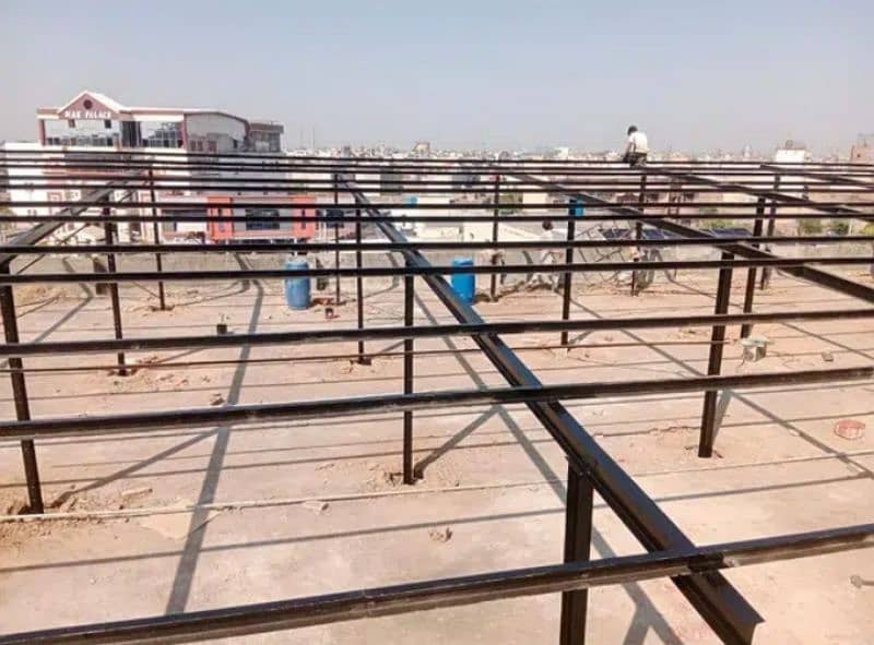Elevated Solar Structure customized Guarder Work 14 rup watt 4
