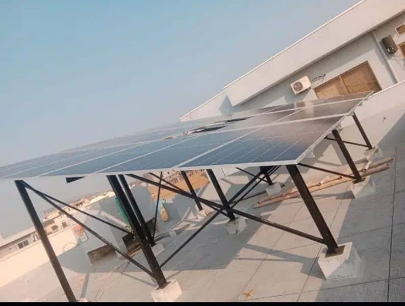 Elevated Solar Structure customized Guarder Work 14 rup watt 9