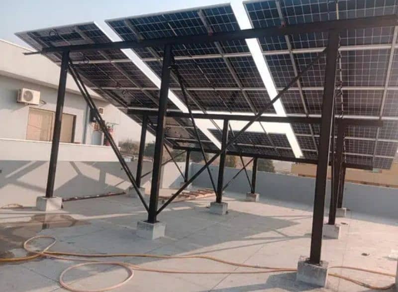 Elevated Solar Structure customized Guarder Work 14 rup watt 13
