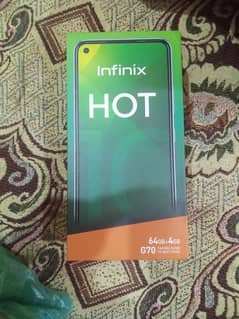 Infinix hot 10 . . 4. . 64 good set box Mobil