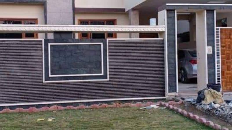 Stone tiles for front elevations. 6