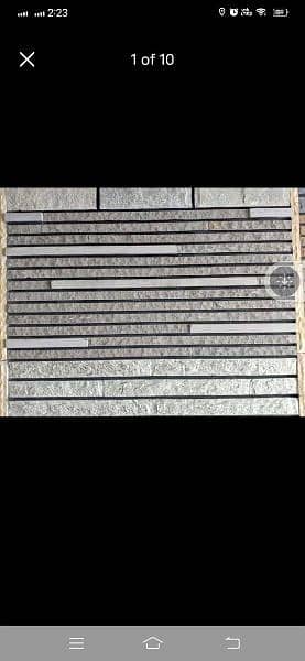 Stone tiles for front elevations. 13