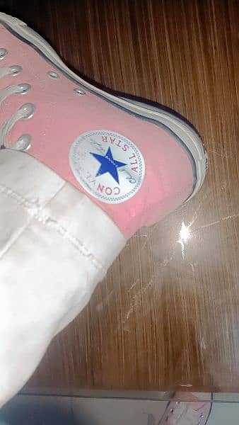 pink colour real converse 2
