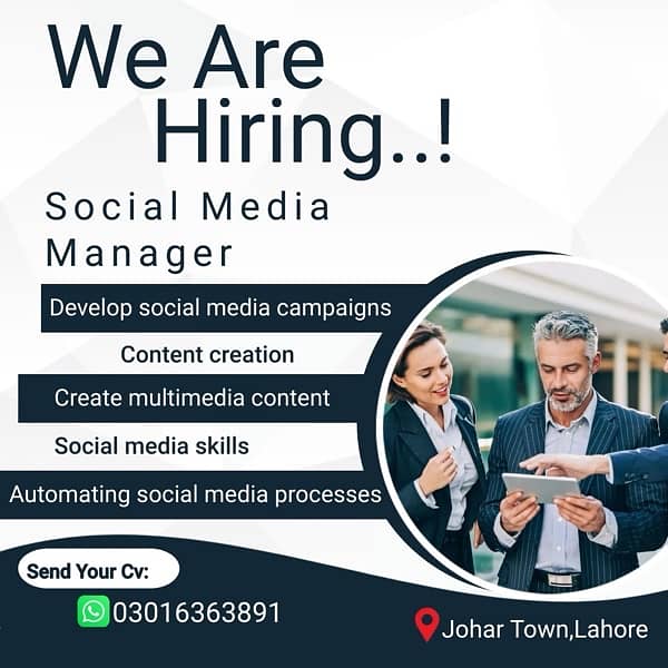 Social Media Manger Required/Social Media Manager Job/Manager Required 0