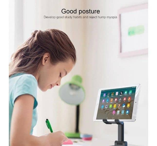 Mobile Holder, Portable And Adjustable, Foldable & Flexible Stand 1