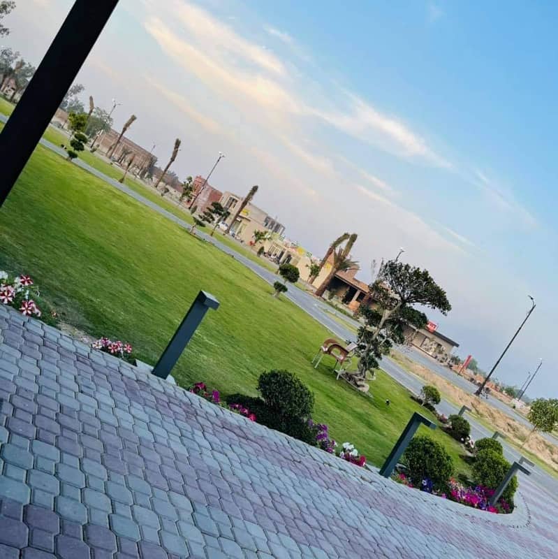 5 Marla Plot (3045) Park Facing A-Block Available For Sale in Lyallpur Avenue, Jaranwala Road, Faisalabad, Phase 1 (FDA Approved) with Registry 3