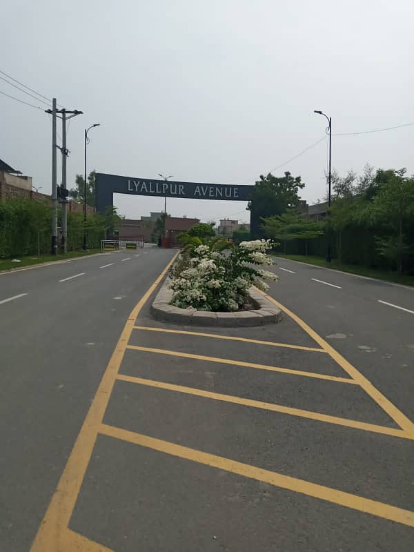5 Marla Plot (3045) Park Facing A-Block Available For Sale in Lyallpur Avenue, Jaranwala Road, Faisalabad, Phase 1 (FDA Approved) with Registry 5