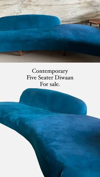 Contemporary Five Seater Dewan sofa 0