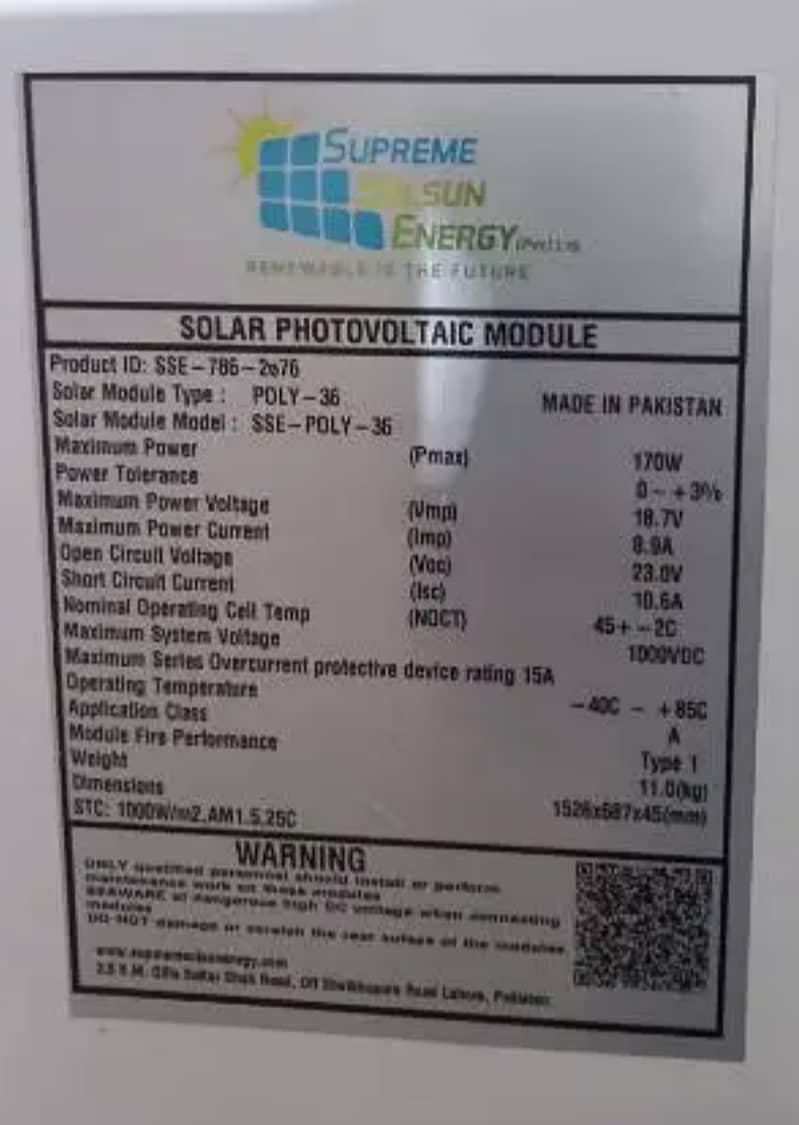 Solar inverter Fronus 1.4kwa and 6 solar panels Contact # 0322-4877872 2
