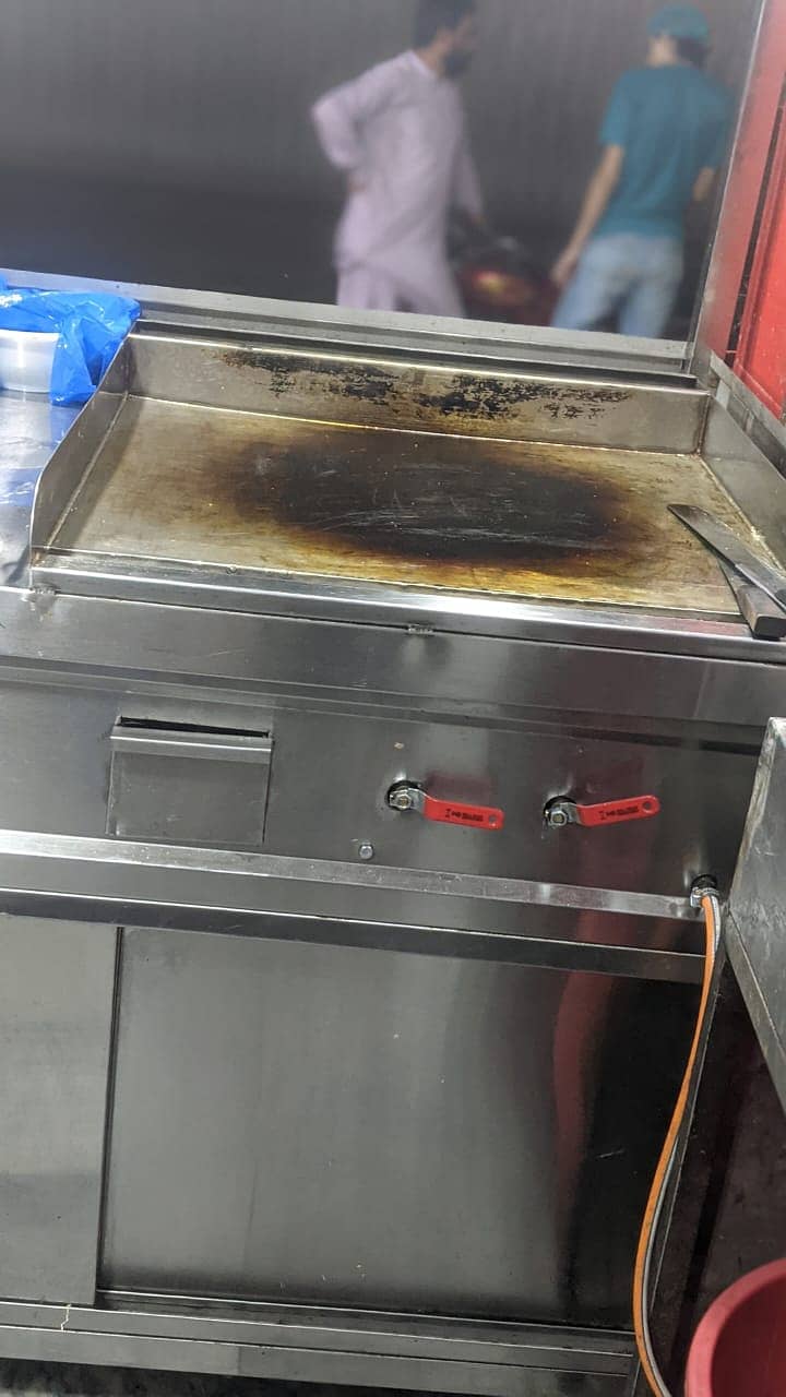 Hot plate Burger and Shawarma conuter for sale 4