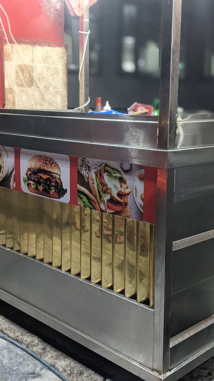 Hot plate Burger and Shawarma conuter for sale 6