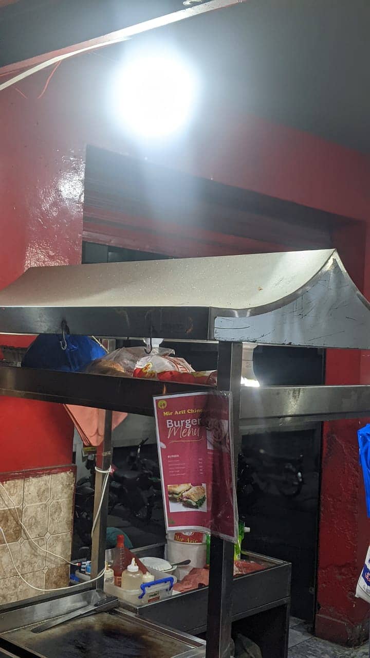 Hot plate Burger and Shawarma conuter for sale 7
