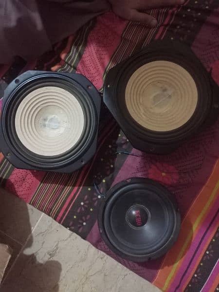 two speaker 10 inch one 6 inch buffer (03363489175) 0