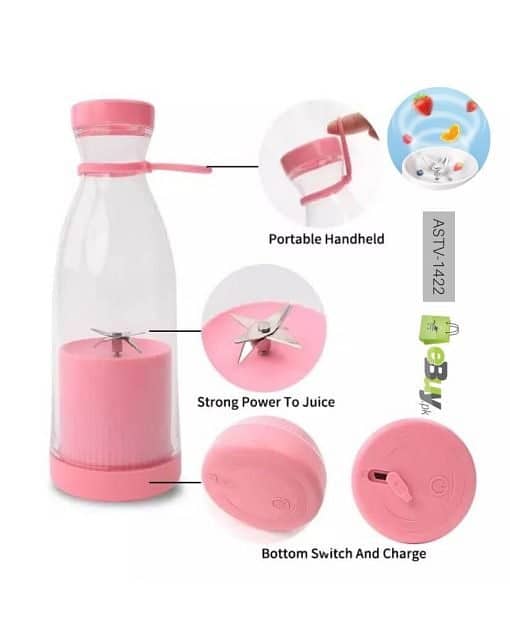 Mini Fast Portable Juicer Blander USB Rechargeable 2