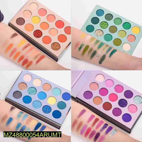 60 colours eyeshadow palette pack of 4 1