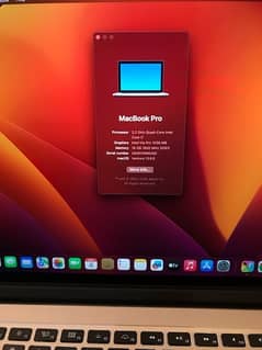 Apple Macbook Pro 2014 (Core i7) 16gb ram ventura intalled 0