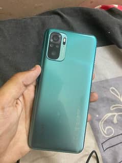 xiomi redmi note 10  with charger and box