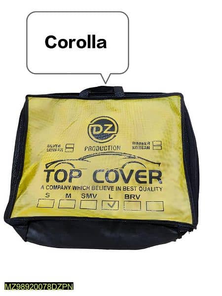 Car cover for Toyota Corolla ( all models) 1