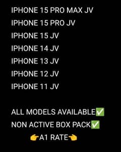 IPHONE JV ALL MODELS AVAILABLE