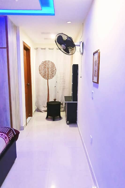 One badroom apartment available for rent daily basis in Bahria town 6