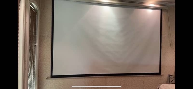 projector white screen 3