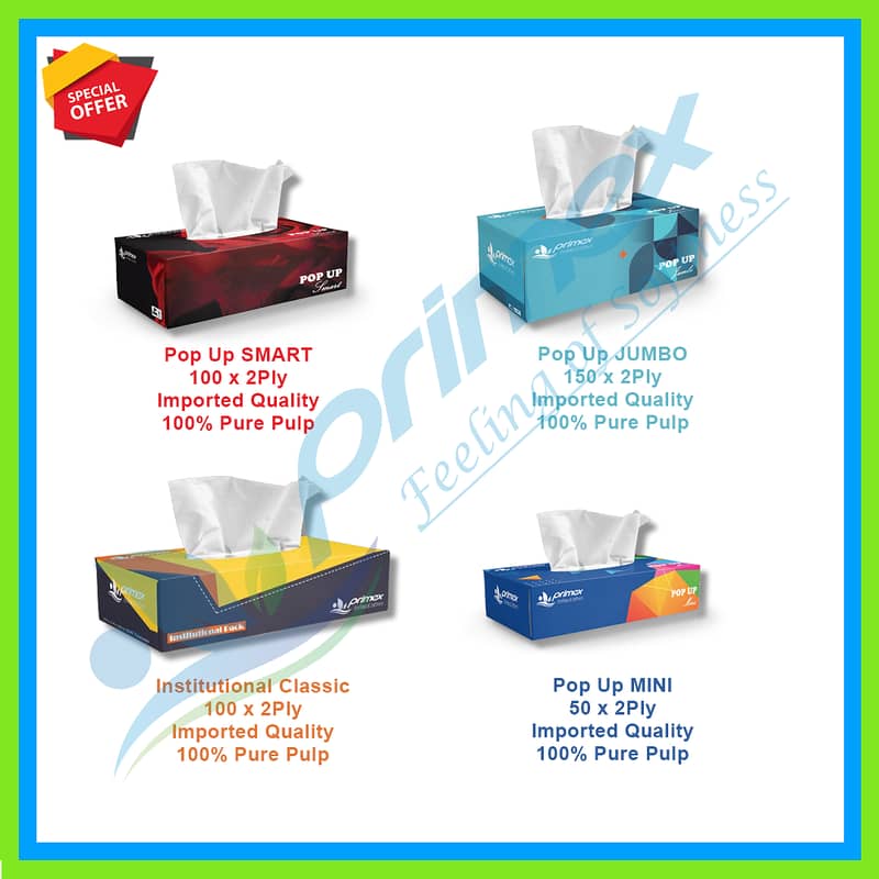 Tissue Box | Tissue Roll | Table Napkin | Hygiene Tissue | Toilet Roll 0