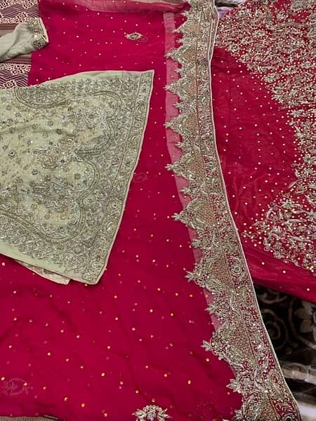 bridal lehnga and shirt with dupata 2
