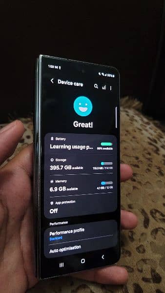 Samsung galaxy Z fold 4 official PTA approved 512gb inner screen broke 3