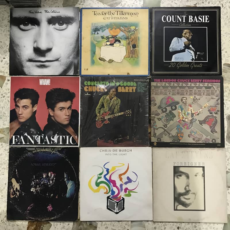 English LP vinyl records collection 0