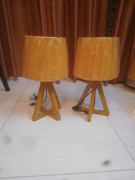 wooden Table lamps 8