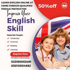 Spoken English Course / Foreign Qualified Female Instructor