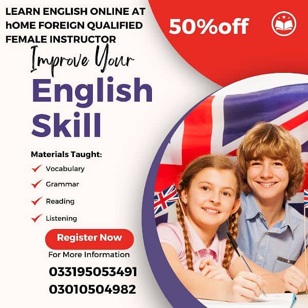 Spoken English Course / Foreign Qualified Female Instructor 0