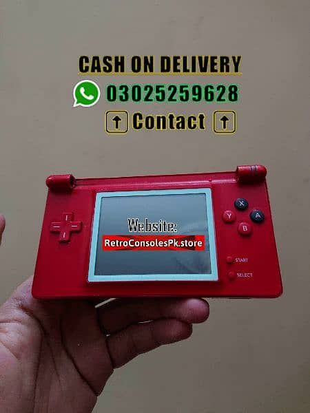 Red GameBoy Advance Macro Mod with 100+ Games like Mario Zelda Pokemon 0
