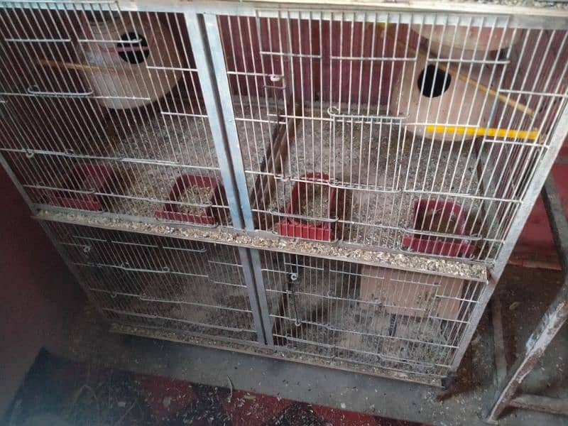 8 boxes cage 1