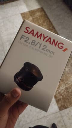 Samyang 12mm fish eye for canon