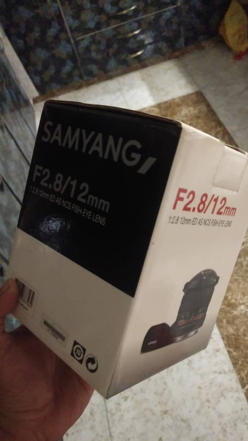 Samyang 12mm fish eye for canon 1