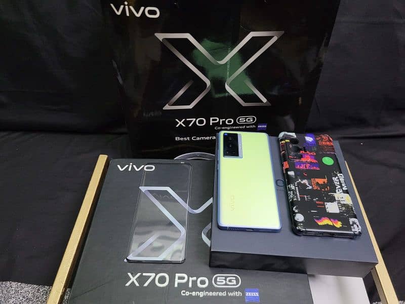 PTA approved Vivo X70 Pro (V. I. P) with extra Accessories 0