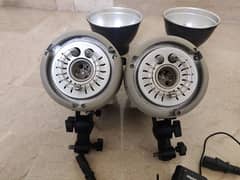 photography studio lights (strobes) perfect condition slightly used