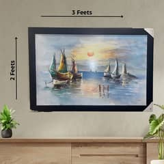 Beautiful 2x3 ft Paintings with Frame 0