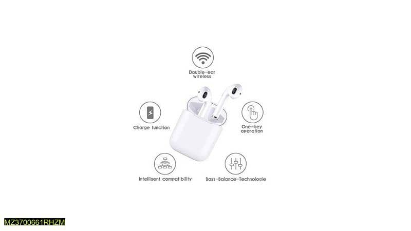 I 12 wireless airpods with best battery timing UpTo 12 hours 1