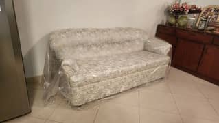 7 Seater Recently Renovated Sofa with Cushions 0